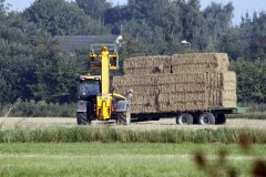 Loading Straw Bales