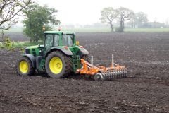 Harrowing the field