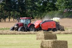 Grass cutting and bailing