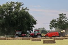 Grass cutting and bailing