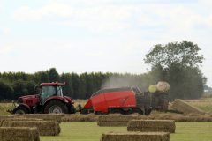 Grass cutting and bailing
