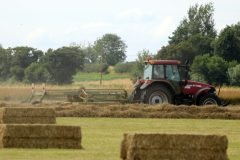 Grass cutting and bailing