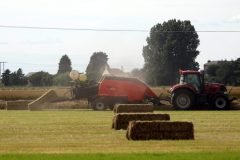 Grass cutting and bailing