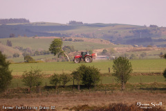 Farmer Fertilizing Grass